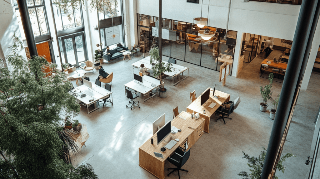 Euracommunication_bureaux_vue_de_haut